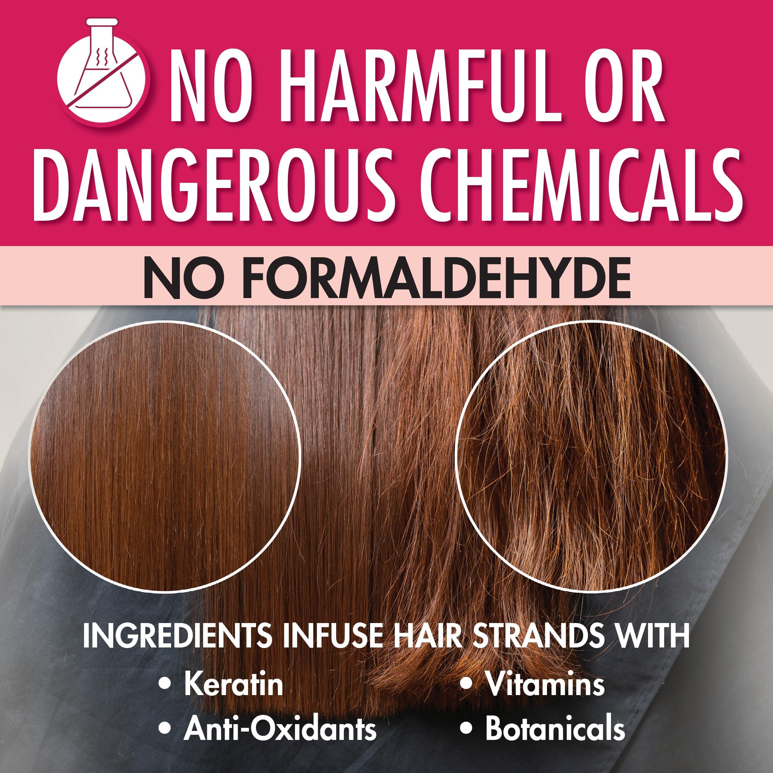 Keratin Salon Direct Keratin Salon Direct Keratin Hair Treatment, 4 oz | Frizz Control, Formaldehyde Free, Salon Quality, Smoothing Treatment, Long Lasting, Cream for All, Frizzy, Curly, Dry, Damaged Hair