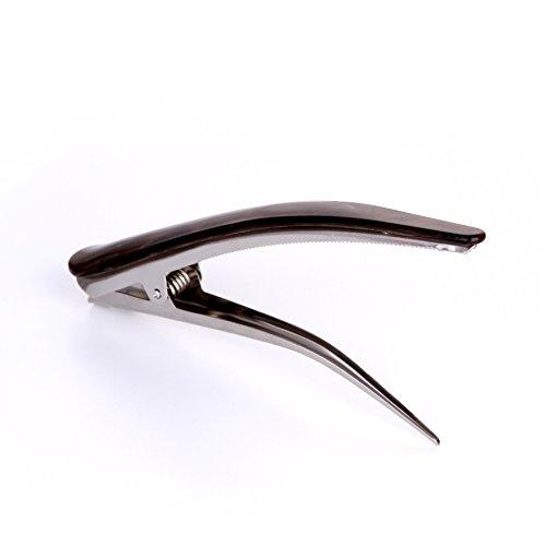 LONEEDY 2PCS:Duck Teeth Bows Hair Clips Classic Hair Grip Crocodile Accessories Hairpins Chic Styling Claw