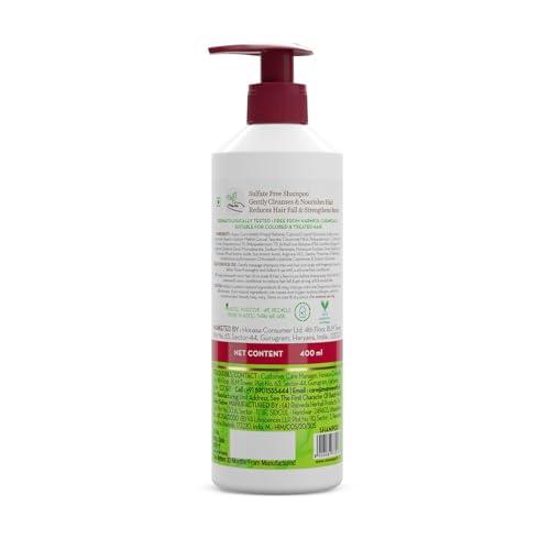 MAMAEARTH Mamaearth Onion Shampoo for Hair Growth & Loss Control | Moisturizing Gentle Scalp Cleanser with Plant Keratin | SLS & Paraben Free | 13.53 Fl Oz (400ml)