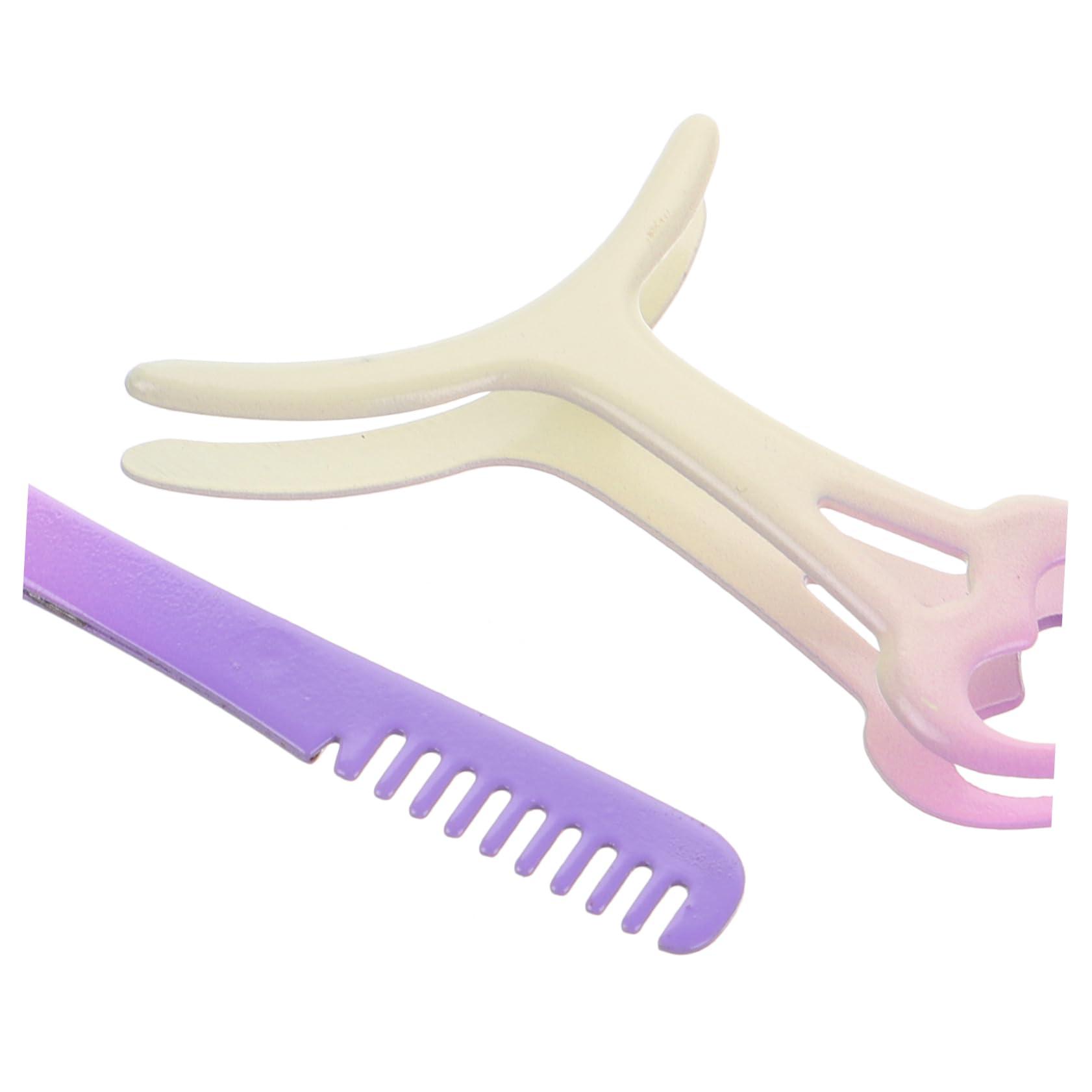 CRILSTYLEO CRILSTYLEO False Eyelash Auxiliary Eye Lash Tweezers Eyelash Clamp Lash Applicator Tool Eyelash Tweezers Lash Tool Eyelash Applicator Lash Clamp Tweezers Beauty Tools Stainless Steel