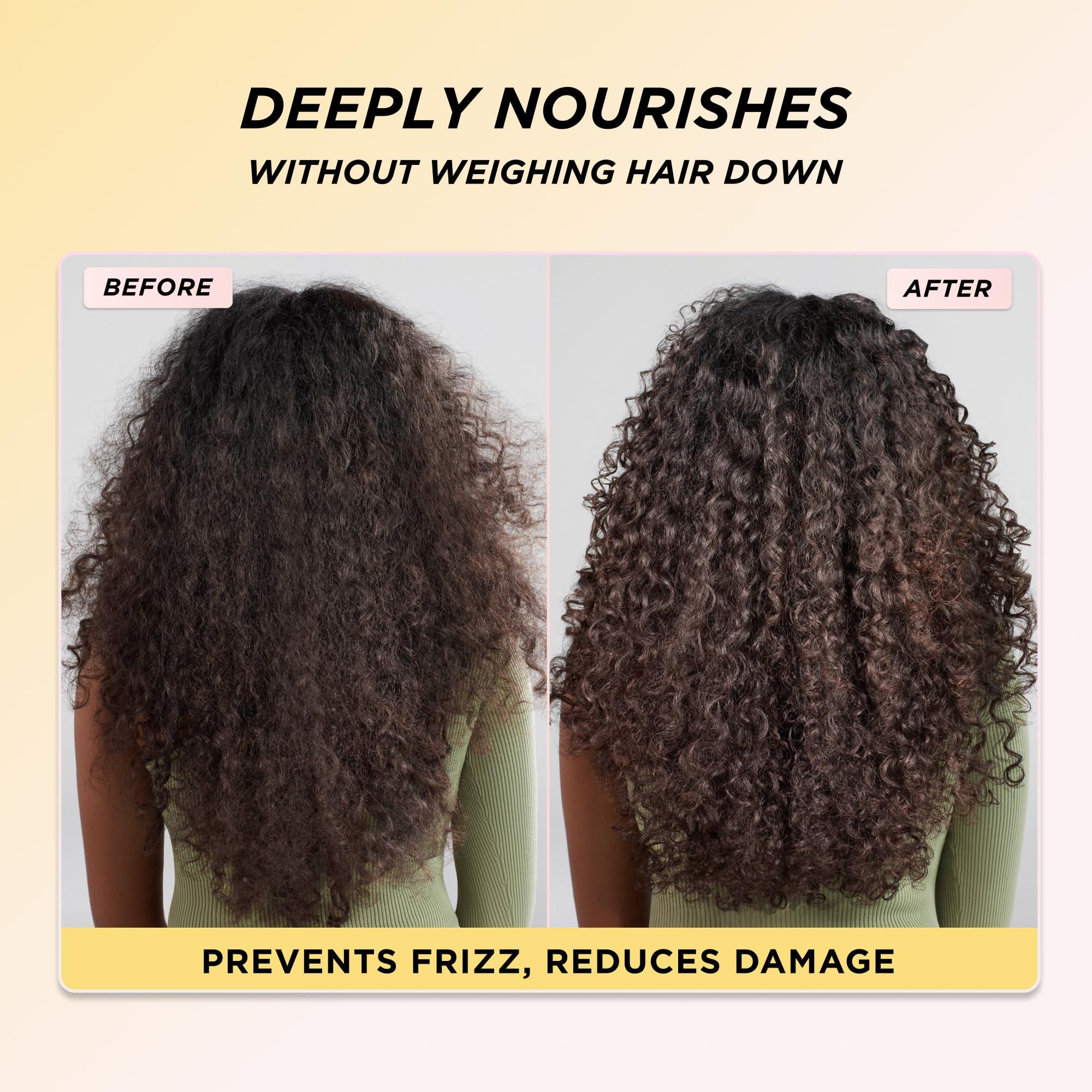 Gisou Gisou Honey Infused Hair Wash, Hydrates and Cleanses for Softer and Stronger Hair, Nourishes and Helps with Preventing Breakage and Frizz Control, 11.1 oz