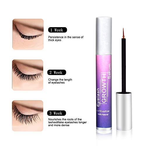 WQSDAPHEAG Eyelash Growth Serum to Grow LashesAdvanced Lash Serum Formula for Eyelash Growth and Thickness, Lash Growth Serum Enhancer (5ML)