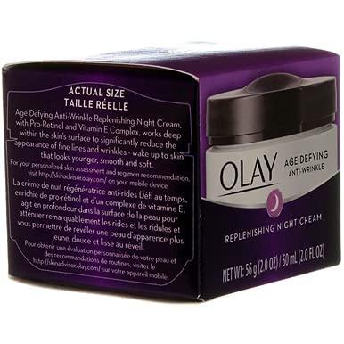 Olay OLAY Age Defying Anti-Wrinkle Replenishing Night Cream 2 oz (Pack of 7)