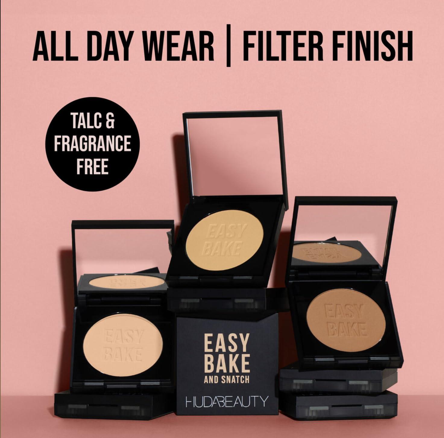 HUDABEAUTY HUDA BEAUTY Easy Bake and Snatch Pressed Talc-Free Brightening and Setting Powder Cupcake
