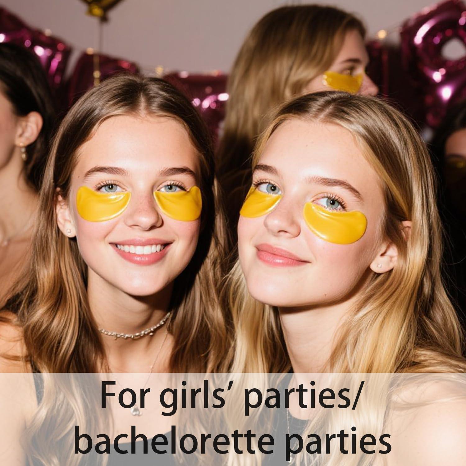 Eakroo 30 Pairs Lip Masks & Eye Mask, 24K Gold Gel Crystal Collagen Eye Patches for Puffy Eyes, Moisturizing Lip Mask Crystal Lip Pads, Under Eye Patches for Dark Circles, Eye Bags, Wrinkles and Fine Lines