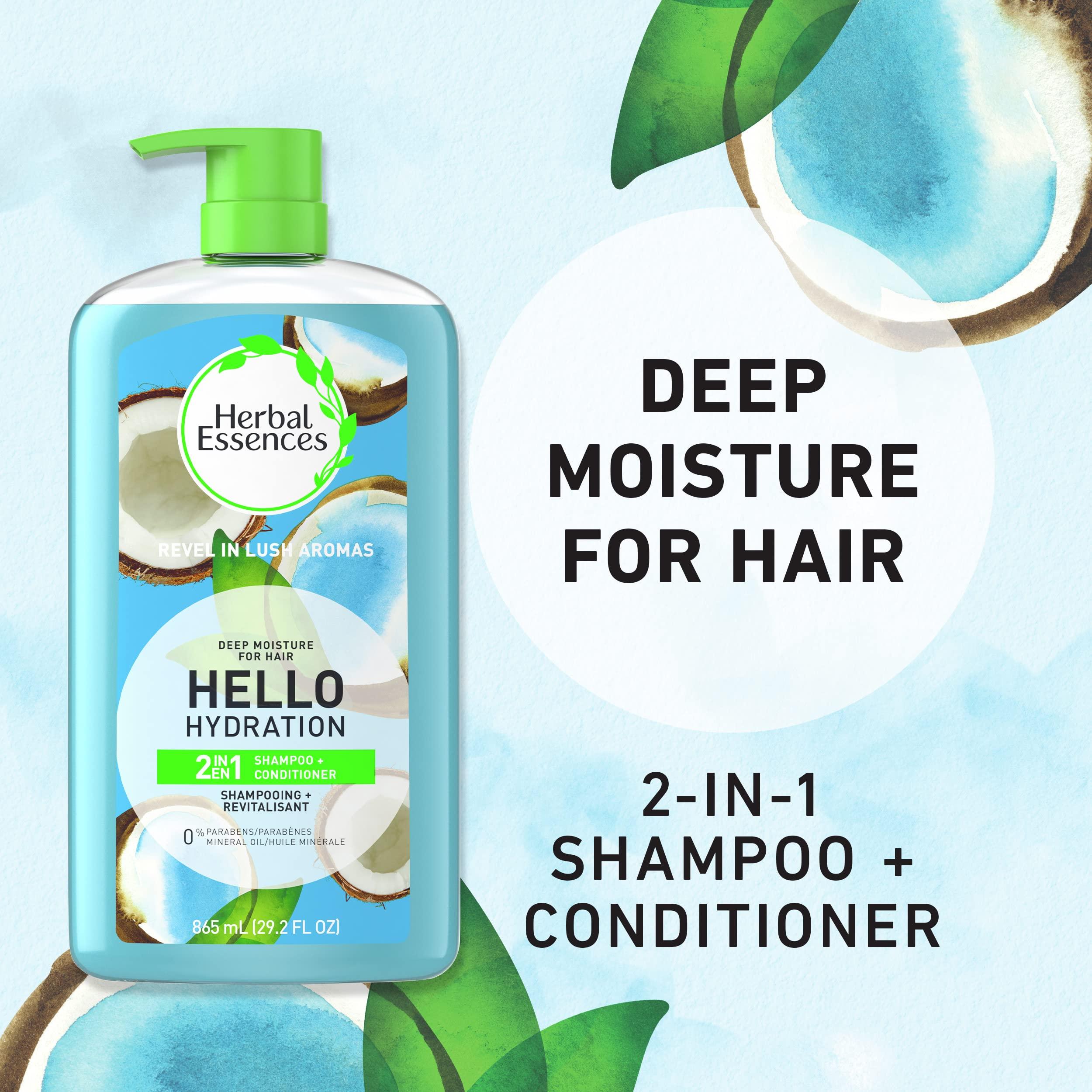 Herbal Essences Herbal Essences Hello hydration 2in1 shampoo conditioner 29.2 Fl Oz (Pack of 2)