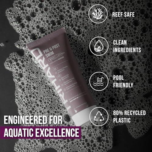 TRIHARD TRIHARD Advanced Swimmer\'s Lotion | Pre-Swim Skin Shield | Post-Swim Chlorine Moisturizing & Chlorine Removal | Olympian\'s Choice