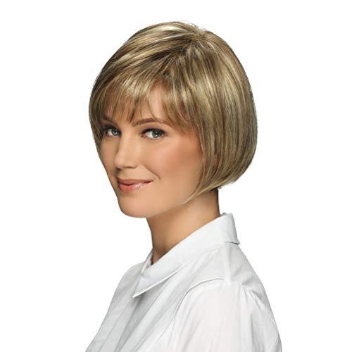 Estetica Design Estetica Design ELLEN SILKY CHIN LENGTH PAGE W/FULL Womens Wig R4-6 Color