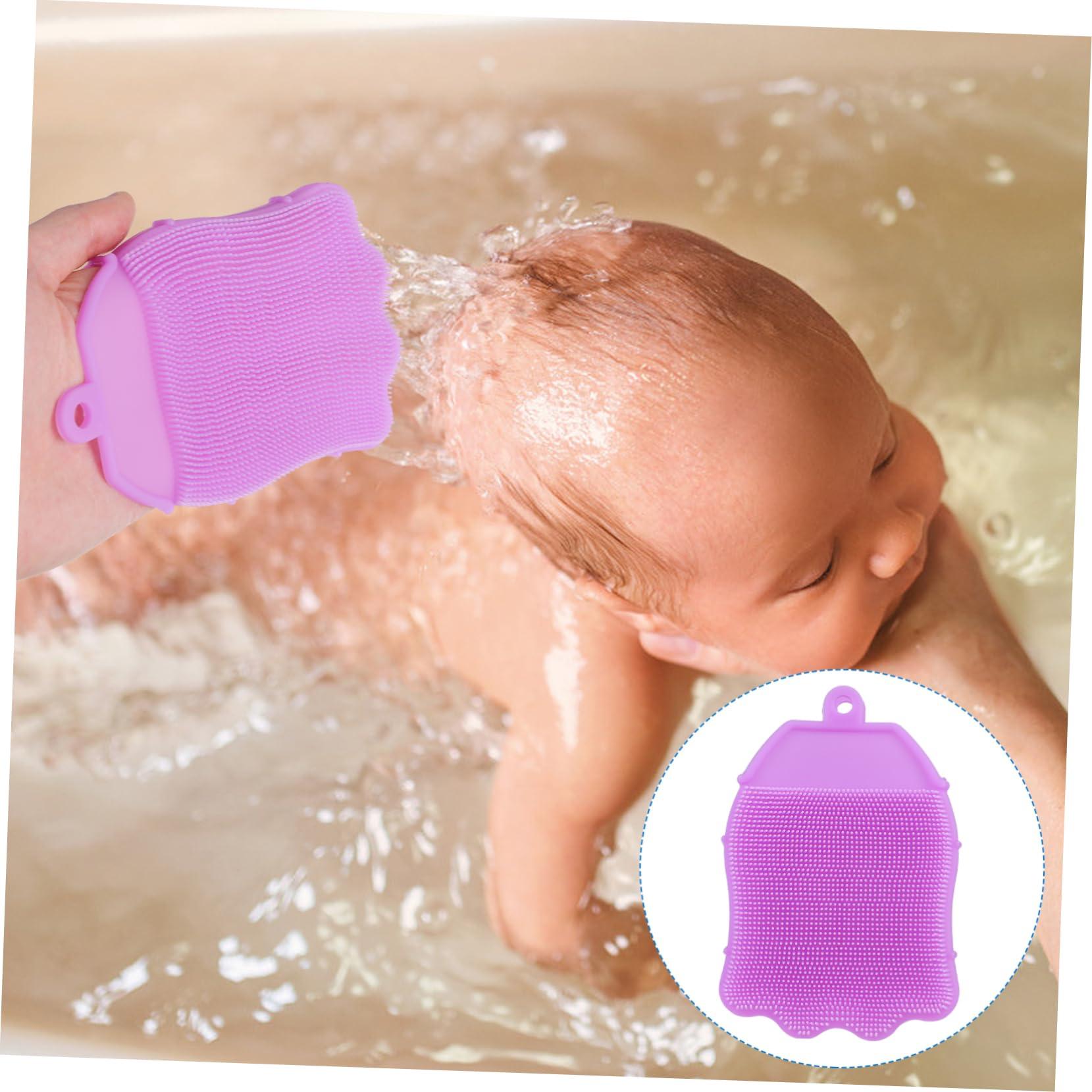 Gogogmee Gogogmee Silicone Baby Shower Bath Brush for Infants Family Bathing Tool Exfoliating Pad Gentle on Skin Easy to Clean Non-Slip