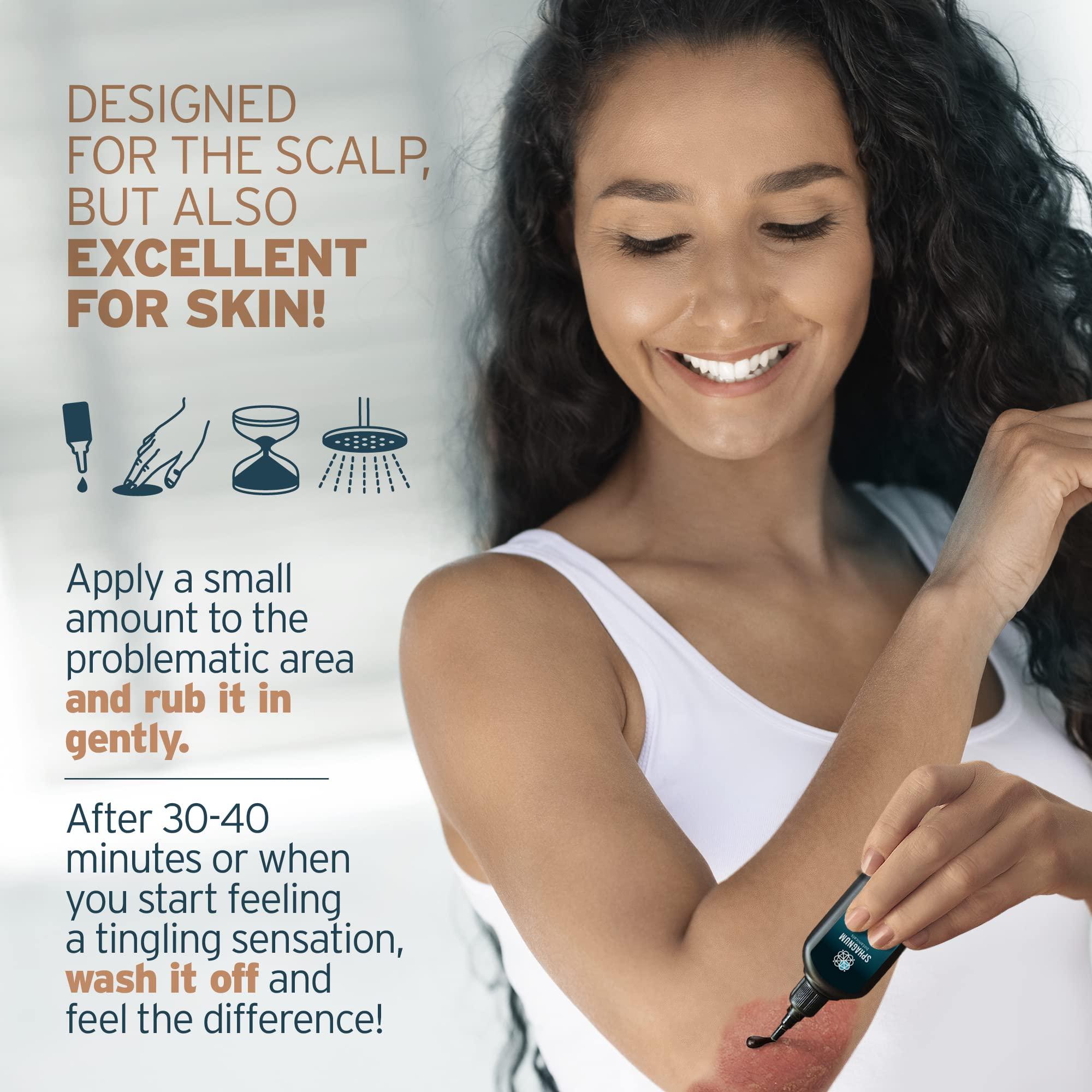 Sphagnum Botanicals Sphagnum Botanicals Severe Seborrheic Dermatitis Treatment with Shampoo and Serum - Salicylic Acid with Peat Mud for a Clear and Itch-Free Scalp