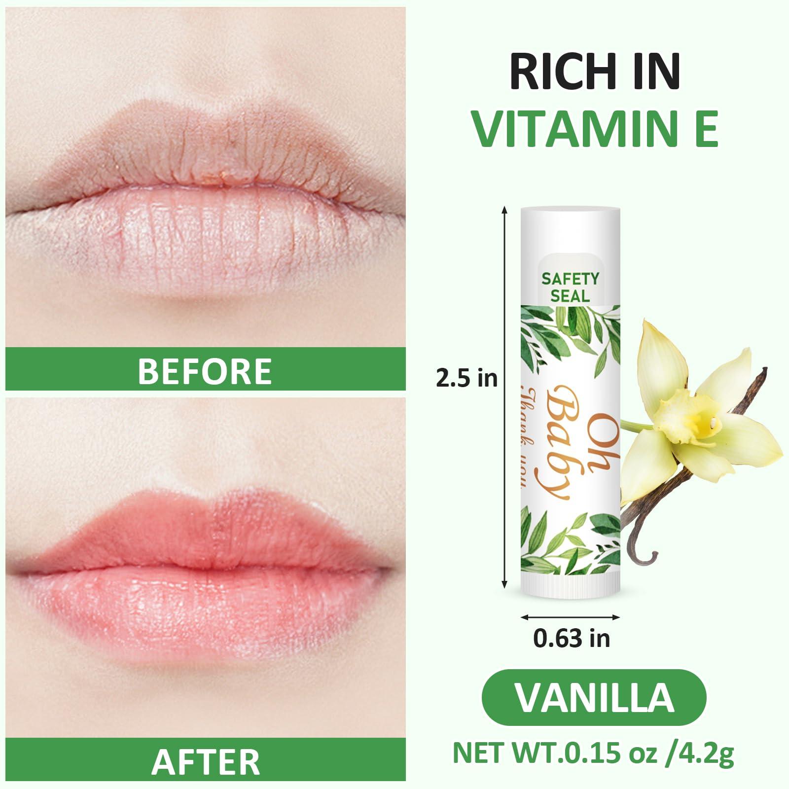 Dmsky DMSKY 60 Pcs Baby Shower Favors, Lip Balms Bulk Gift for Guests, Boys Girls Games Neutral Gender Reveal Favors, Baby Shower Birthday Party Supplies Basket Gift Stuffers