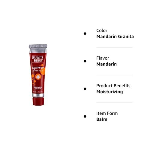 Burt's Bees Burt's Bees 100% Natural Origin Squeezy Tinted Lip Balm, Mandarin Granita, 0.43 Ounce Squeeze Tube