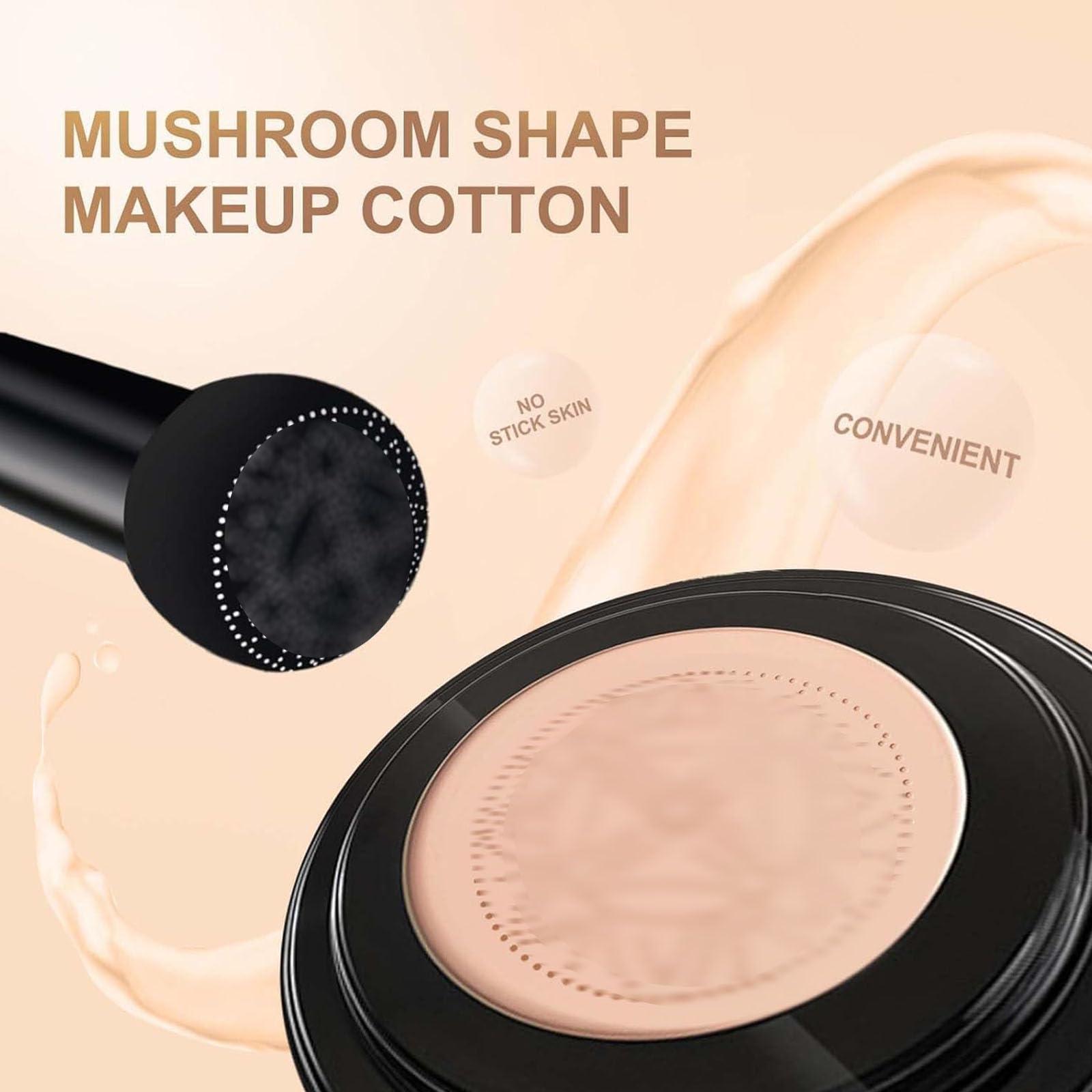 lfjfaecx Chaful Cushion CC Foundation, Air Cushion CC Cream Photo-Ready Foundation Look in Seconds, Long-Lasting Oil Control BB Cream Face Concealer 20 G (Natural)