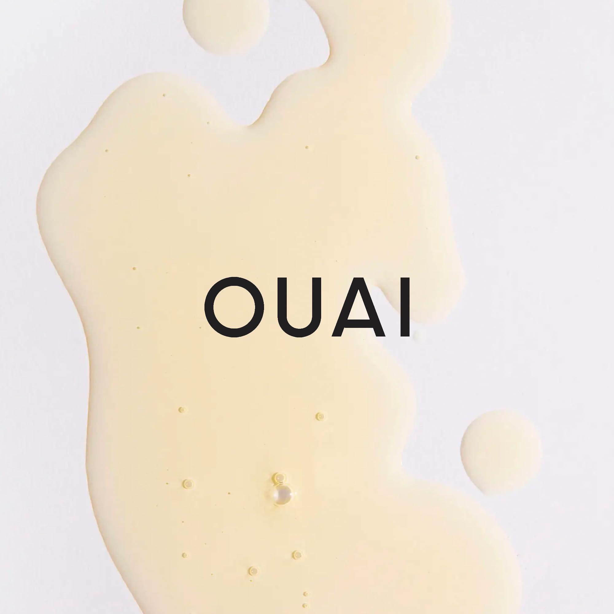 OUAI OUAI Hair Oil Travel Size - Hair Heat Protectant Oil for Frizz Control - Adds Hair Shine and Smooths Split Ends - Color Safe Formula - Paraben, Phthalate and Sulfate Free (0.45 oz)