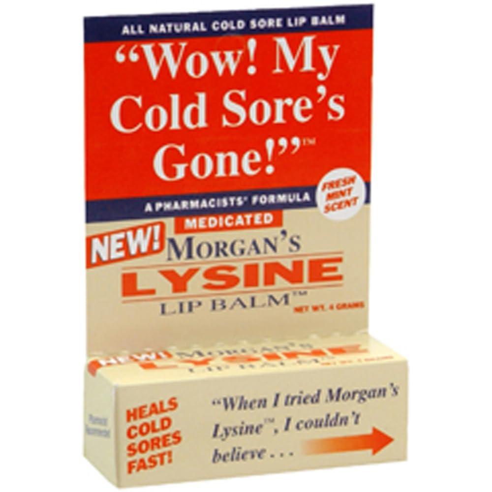 Morgans Jubujub Morgans Morgans Lysine Lip Balm Medicated, 0.17 Ounce