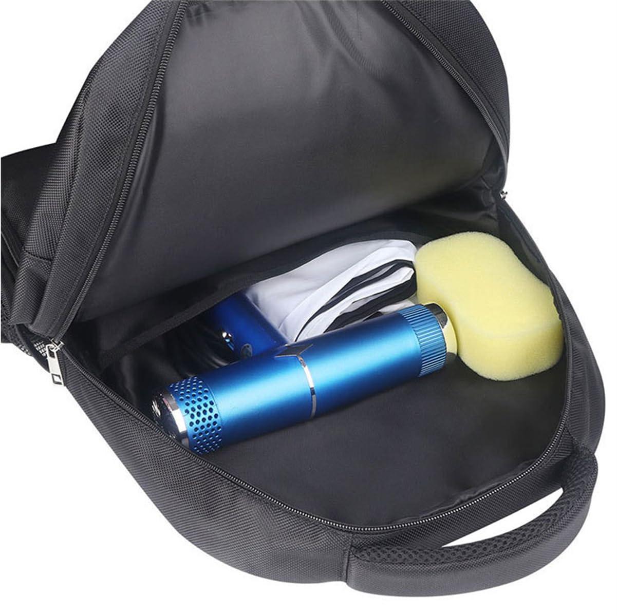 SXLINGDO SXLINGDO Barber Kit Professional for Men Travel Bag, Barber Supplies Bag, Portable Backpack Bag for Clippers and Supplies Travel Bag (Black)