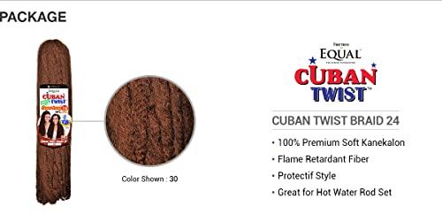 Free Tress FreeTress Equal Synthetic Hair Braids Double Strand Style Cuban Twist Braid 24" (OT350)