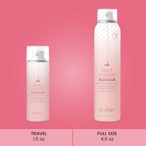 Drybar Drybar Hot Toddy Heat Protectant Mist Blanc Scent - Full Size| Lightweight Heat Protectant for Hair protects from Heat & Styling with Curling, Straightening and Styling Irons