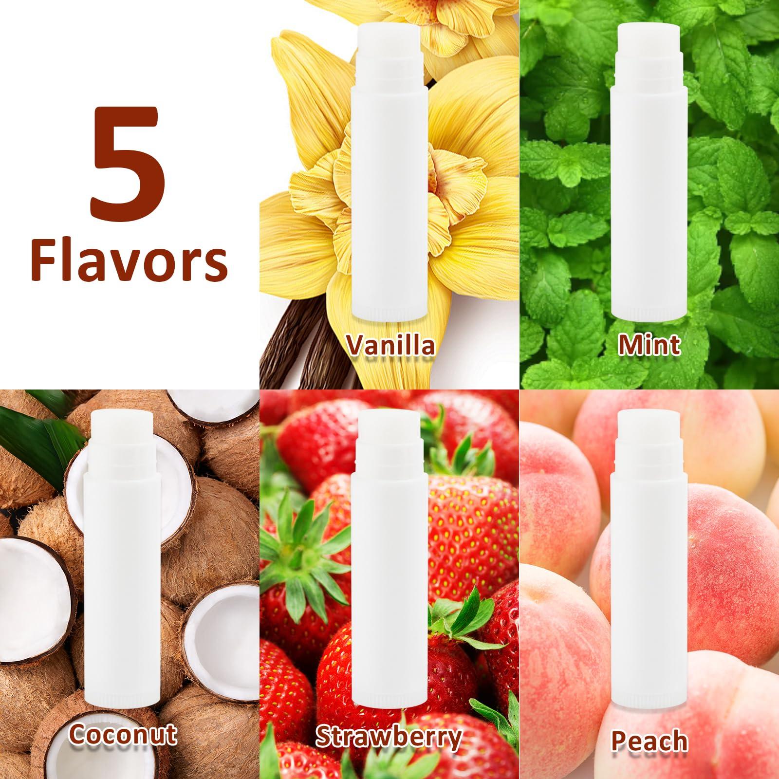 Dmsky DMSKY Lip Balm Bulk Unlabeled 200 Pack, Natural Ingredients Vitamin E Shea Butter, Custom Chapstick Bulk For Party Favors & Wedding Favors