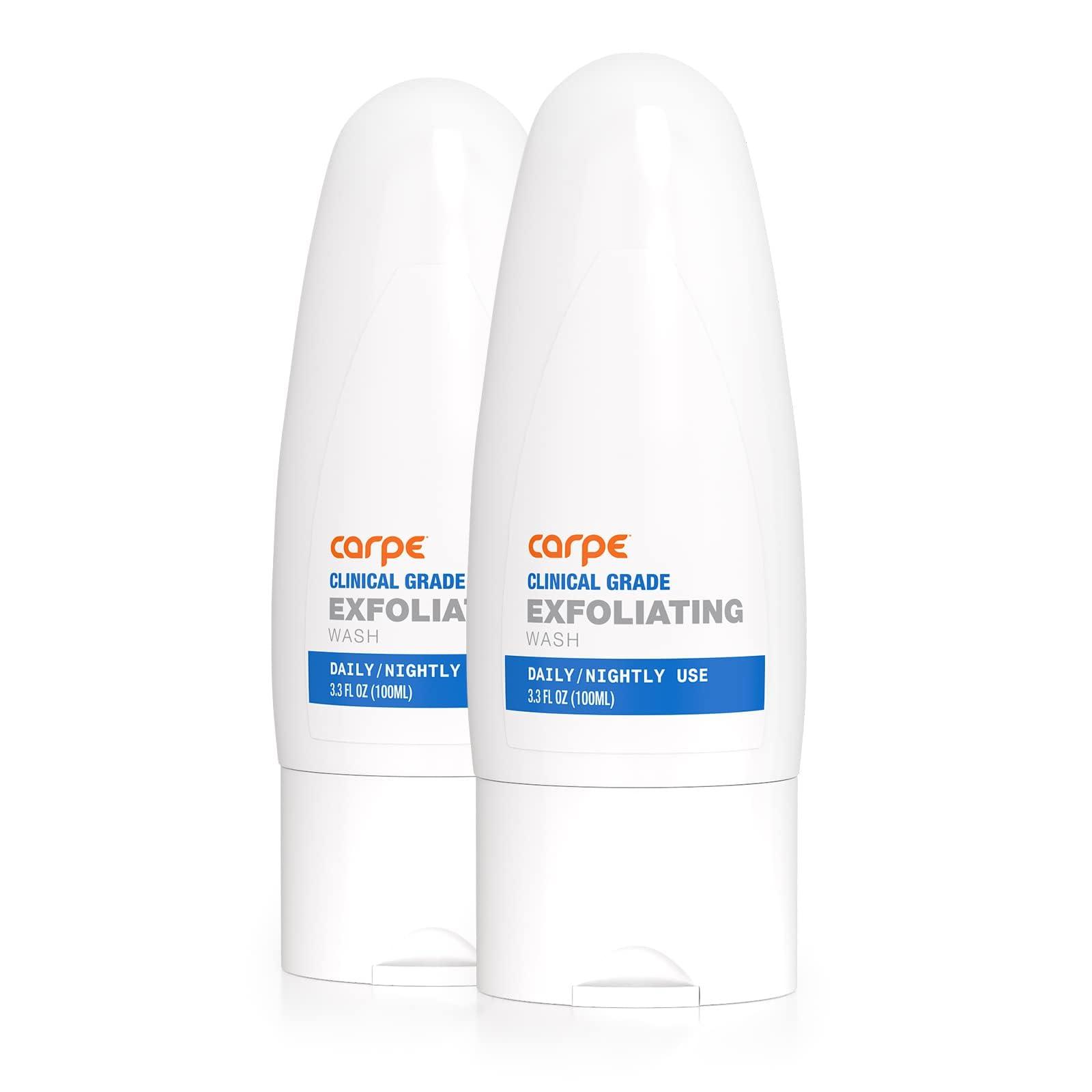 Carpe Carpe Exfoliating Underarm Scrub with Odor Protection, Underarm Exfoliator to Improve Deodorant Performance - Energizing Minty Fresh Smell - Armpit Scrub for Women and Men (2 Pack)