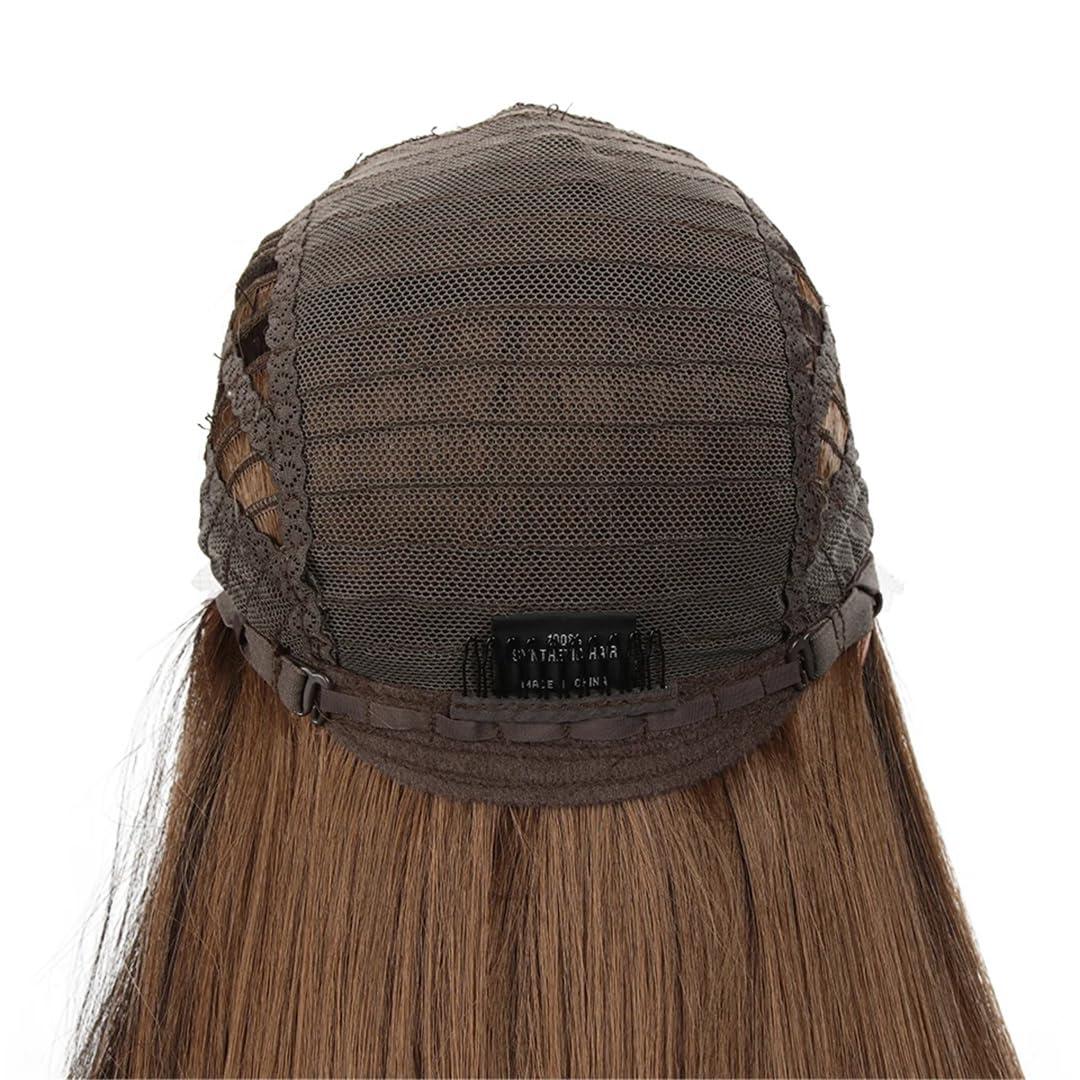 Wjnvfioo Wjnvfioo Synthetic Straight Lace Wigs Long Straight Hair Lace Front Wig Woman Natural Long Straight Synthetic Wig F5-6A Lace Front#38inches