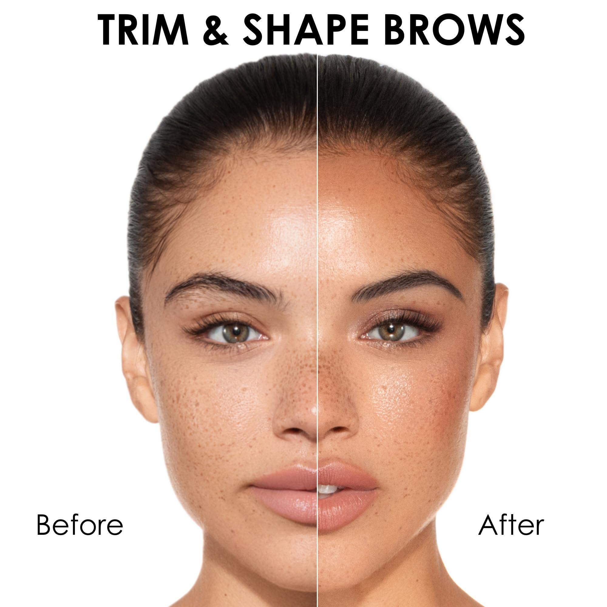 JAPONESQUE JAPONESQUE Beauty Scissors for Trimming Facial Hair, Brow and Nail Care with Ultra-Sharp, Salon-Quality, Stainless Steel Blades, Curved for Safety and Precision