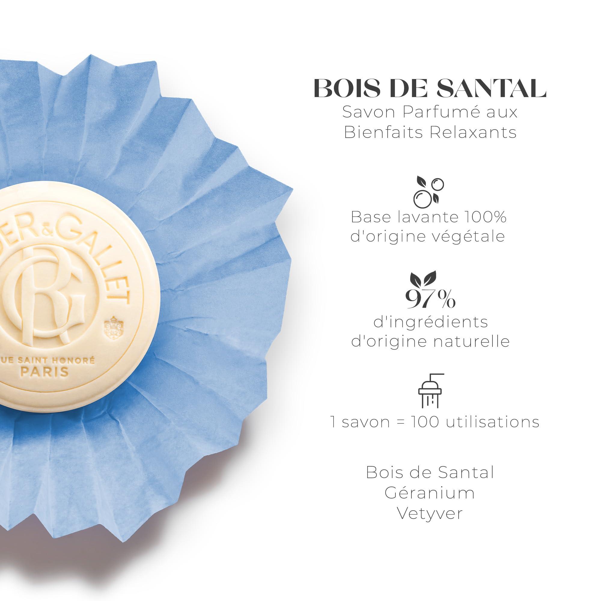 ROGER & GALLET ROGER & GALLET | Body Wash & Body Soap for Women | Bois De Santal - Sandalwood 3.5 oz