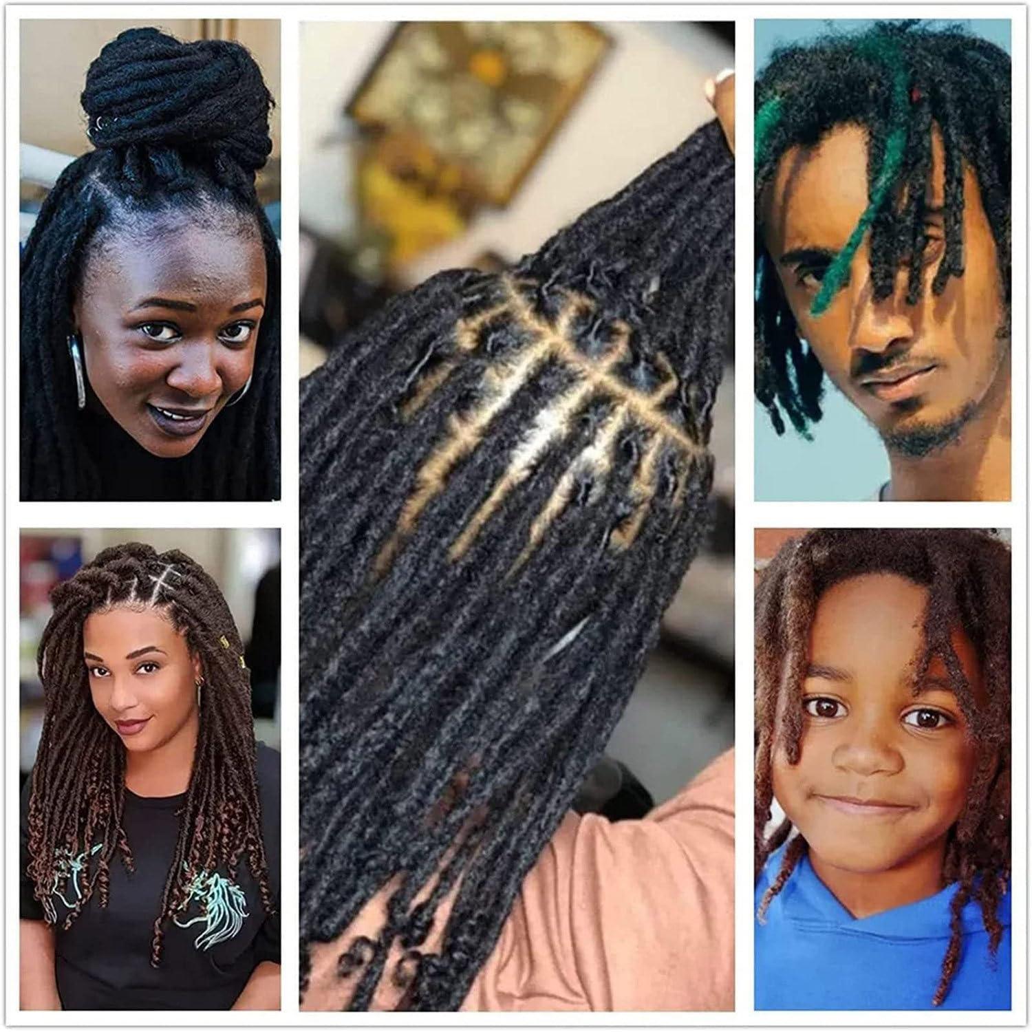 DAZULI DAZULI Dreadlocks Machine,Dreadlock Machine Kit for Locs Electric Instant Portable Dreadlocks Machine loc Machine Dreadlock Maker Can Be Directly Work on Head or Braiding Synthetic Hair,8mm