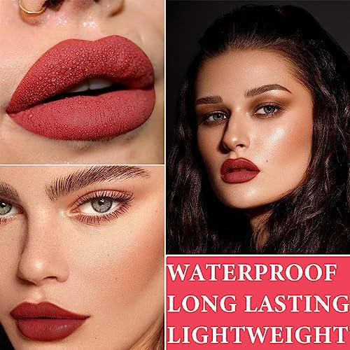 WENJLYJ WENJLYJ Peel Off Lip Stain Lip Tint,Tattoo Magic Color Lip Gloss,Waterproof Long Lasting Non Stick Cup Tear Off Liquid Lipstick Non Smudging Matte Pigmented Lip Gloss for Women Girls03