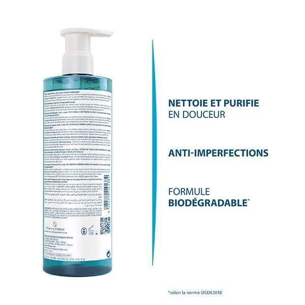 Ducray Ducray Keracnyl Foaming Gel 400ml Face and Body Hygiene of Oily Skins with Acne Tendency (Packed of 2)