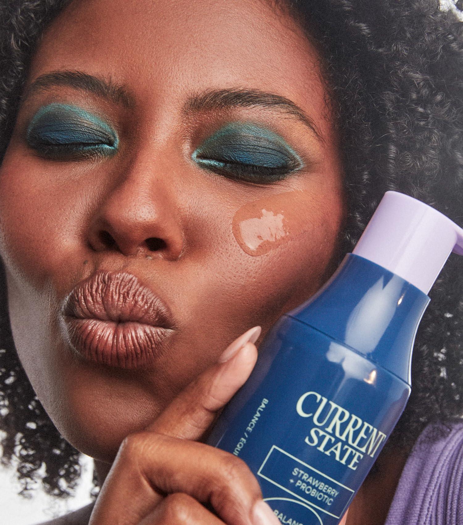 CURRENT STATE CURRENT STATE Balancing Gel Cleanser with Strawberry + Probiotic Refreshing Face Wash, Pore Cleaner, Daily Face Wash for Oily Skin - Reduces Shine, Gentle Purifier, 5.1 fl oz, Made In The USA