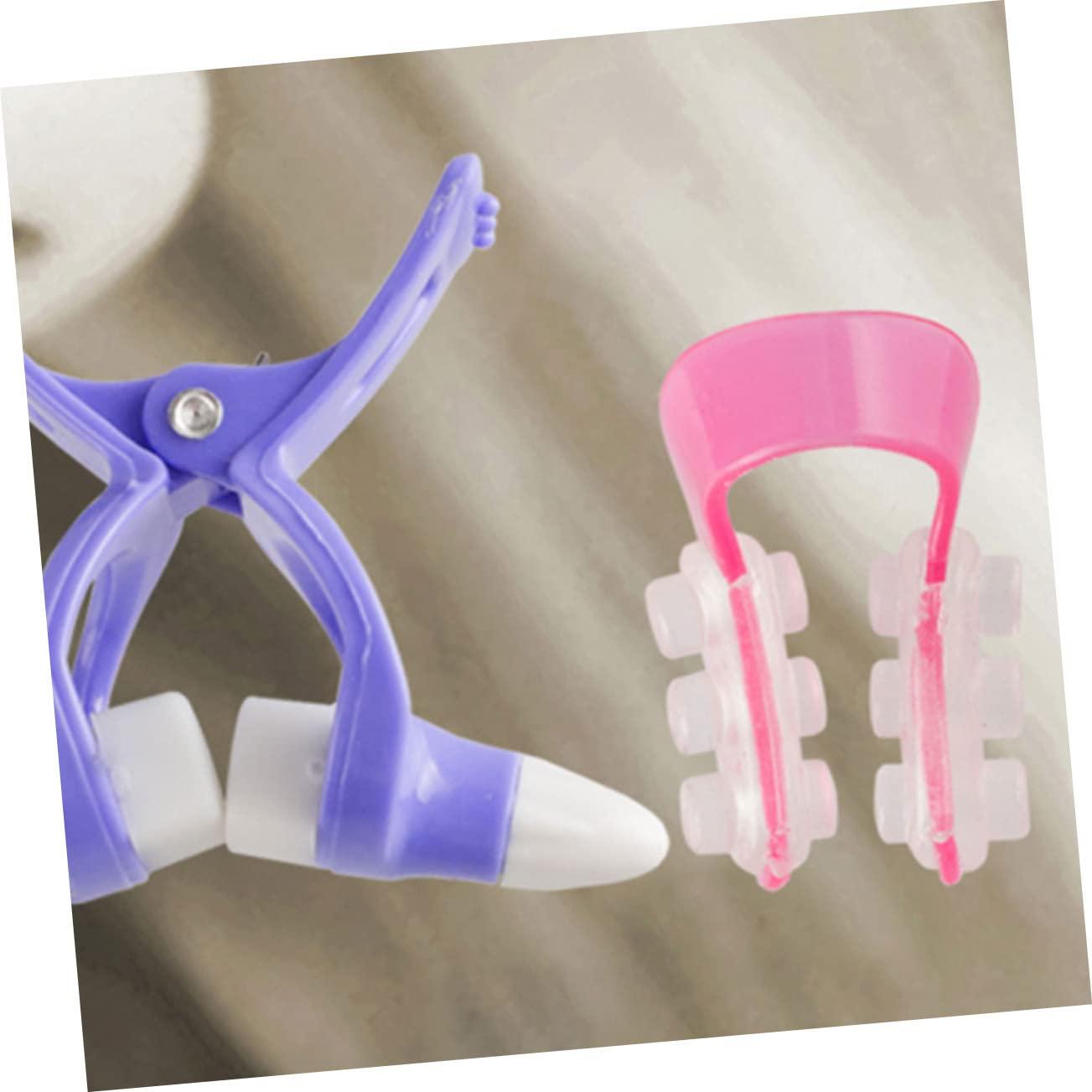 HONMEET HONMEET 2pcs Nose Corrector Tools Nose Shape Corrector Nose Slap Nose Lifting Swimming Nose Clip Nose Beauty Tool Snoring Nose Beauty Products Nose Bridge Nose Contour Brush Nose Massager