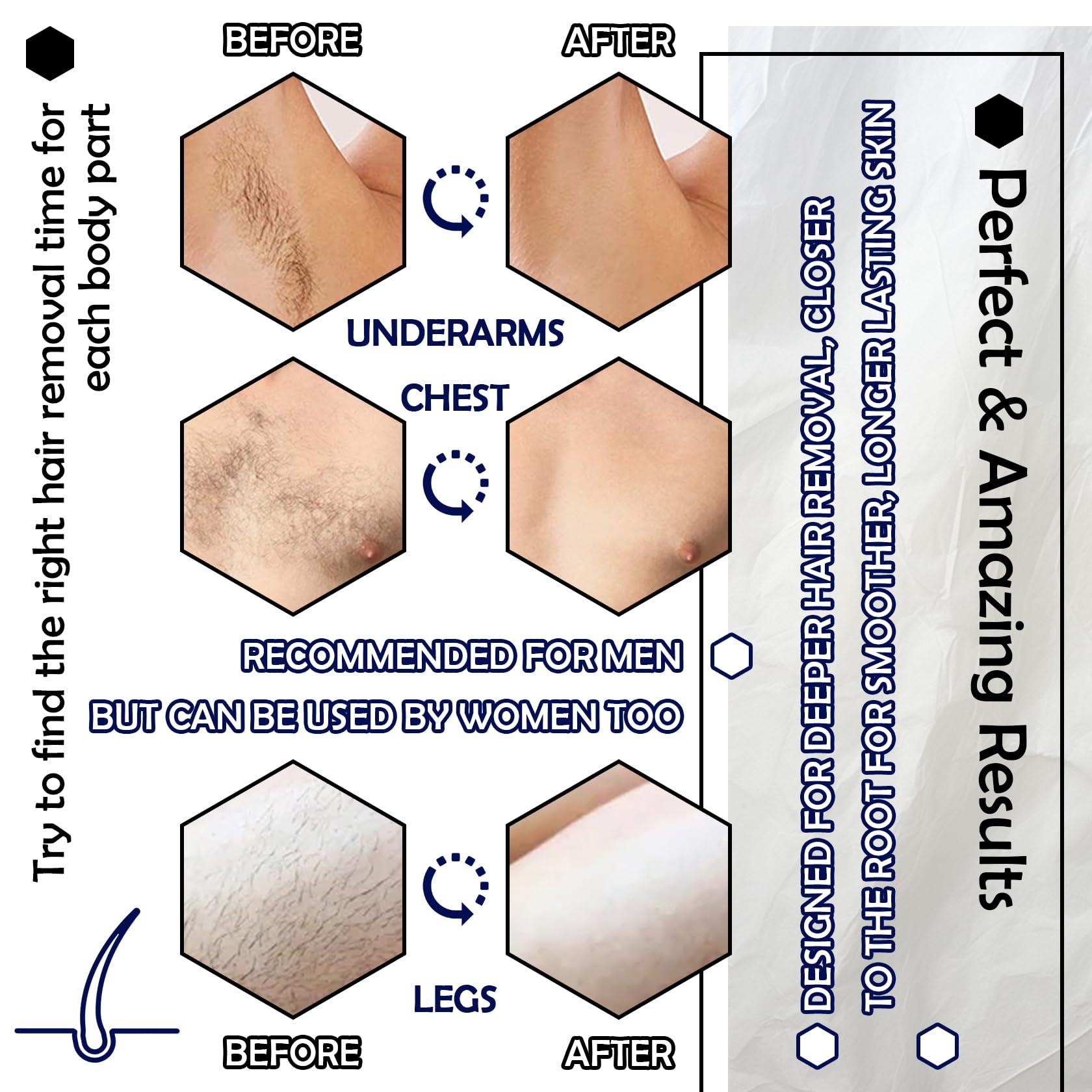 XMXueMei Hair Removal Cream for Men,Painless & Flawless Men\'s Depilatory Cream,Fast and Effective Hair Remover Cream for Underarm,Legs,Chest,Back & Arms,All Skin