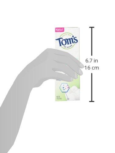 Tom's of Maine Tom's of Maine, Natural Rapid Relief Sensitive Toothpaste, Natural Toothpaste, Sensitive Toothpaste, Fresh Mint, 4 Ounce, (Pack of 2)