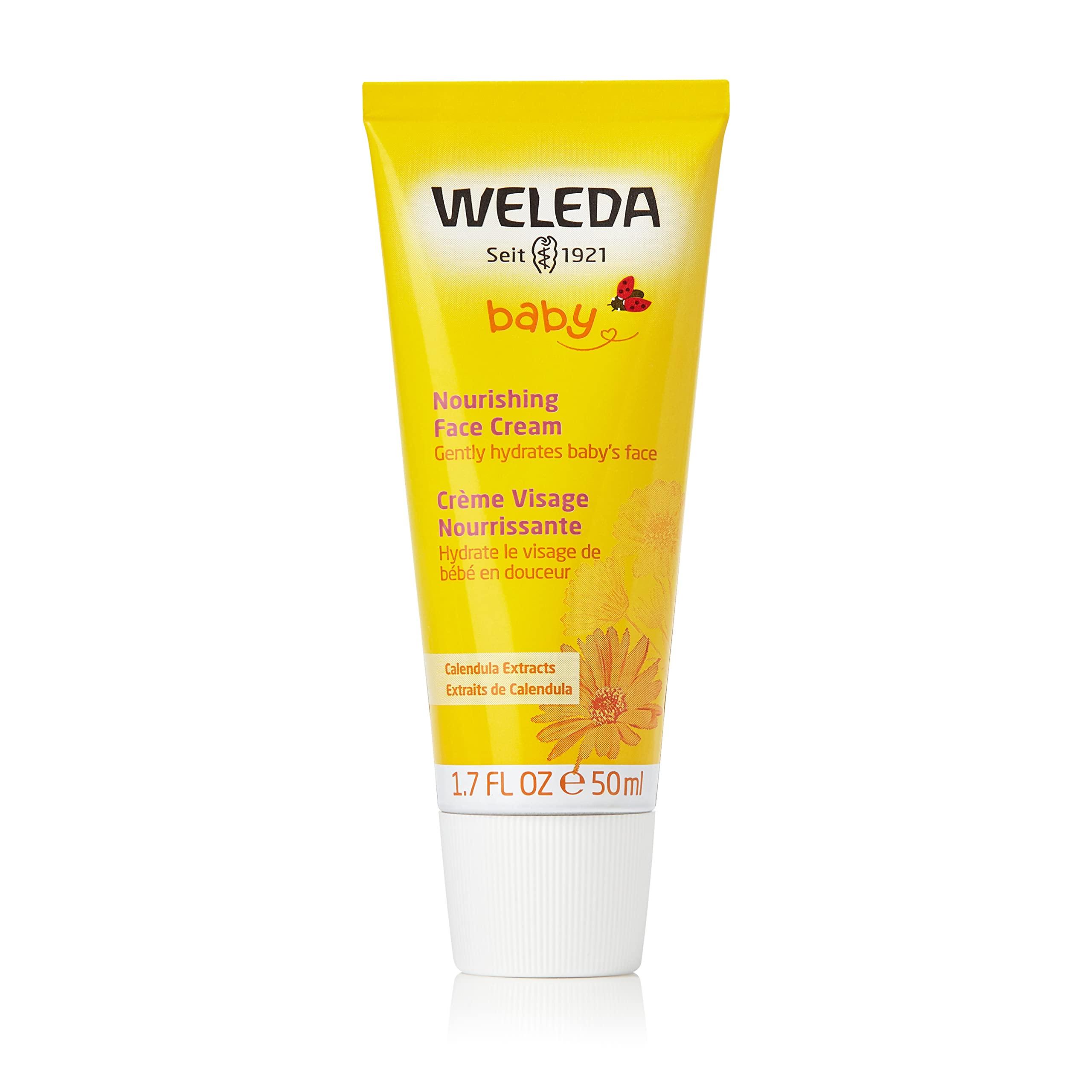 Weleda Weleda Baby Calendula Nourishing Face Cream, 1.7 Fluid Ounce, Plant Rich Moisturizer with Calendula and Lanolin