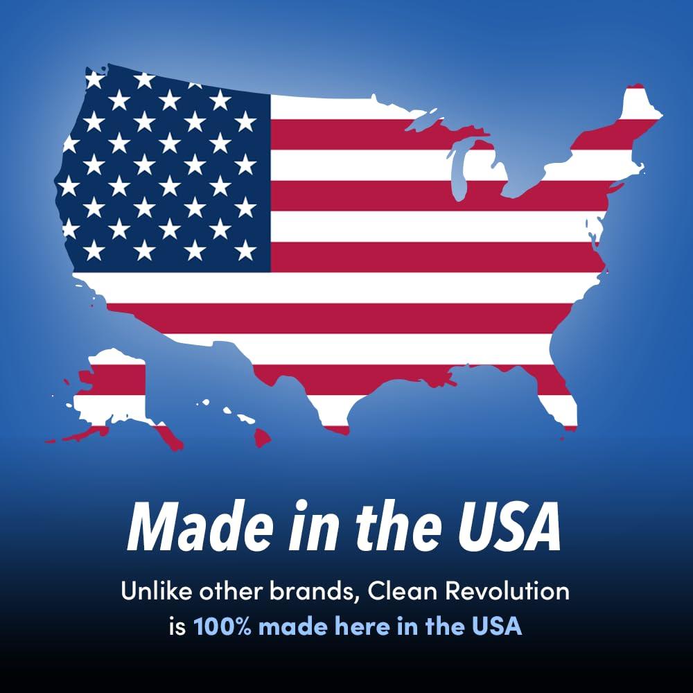 Clean Revolution Clean Revolution Foaming Hand Soap Refill Supply Container, Ready to Use Formula, Gluten Free, Unscented and Fragrance Free, 128 Fl. Oz, 4 Pack