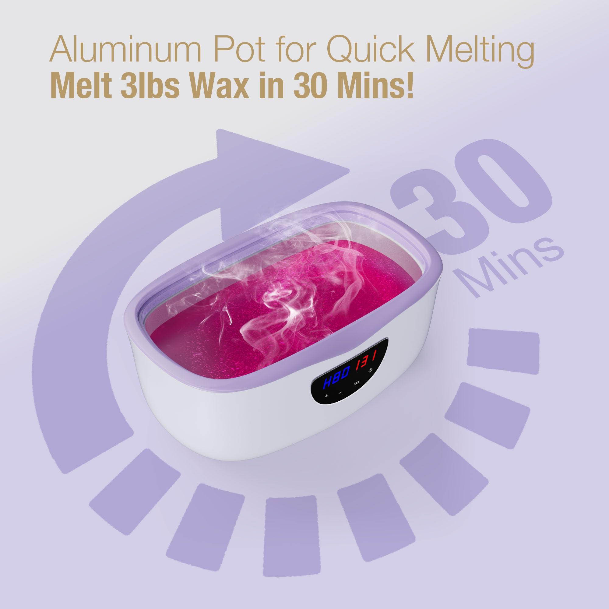 LAVANY Paraffin Wax Machine for Hands and Feet, Paraffin Wax Warmer with Auto Mode for Beginner-Friendly Home Spa, All-in-One Kit for Paraffin Bath