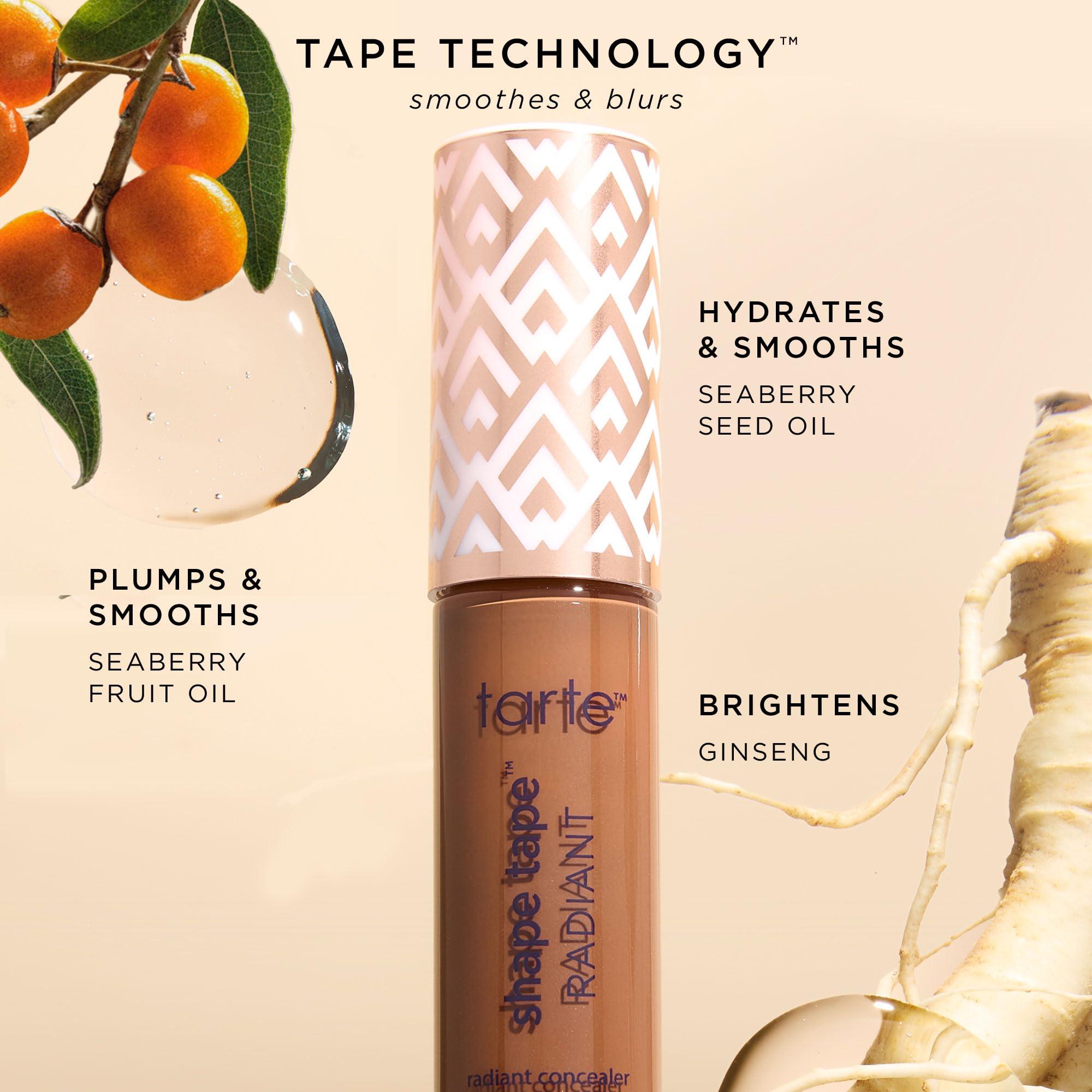 tarte tarte shape tape radiant medium coverage concealer - 27B light-medium beige (light to medium skin with cool, pink undertones) - full size