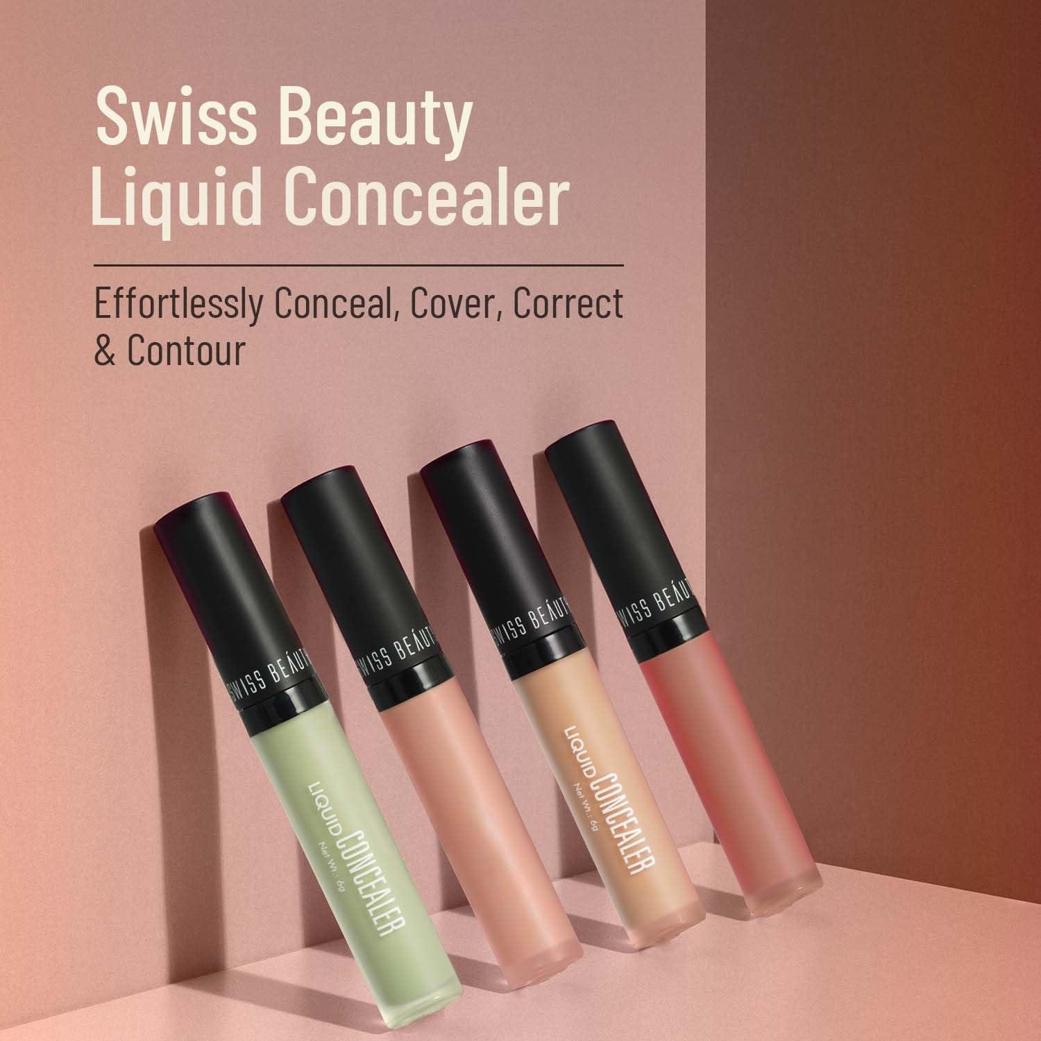 Sheltr Sheltr Liquid Light Weight Concealer With Full Coverage |Easily Blendable Concealer For Face Makeup With Matte Finish | Shade- Medium-Beige, 6G |