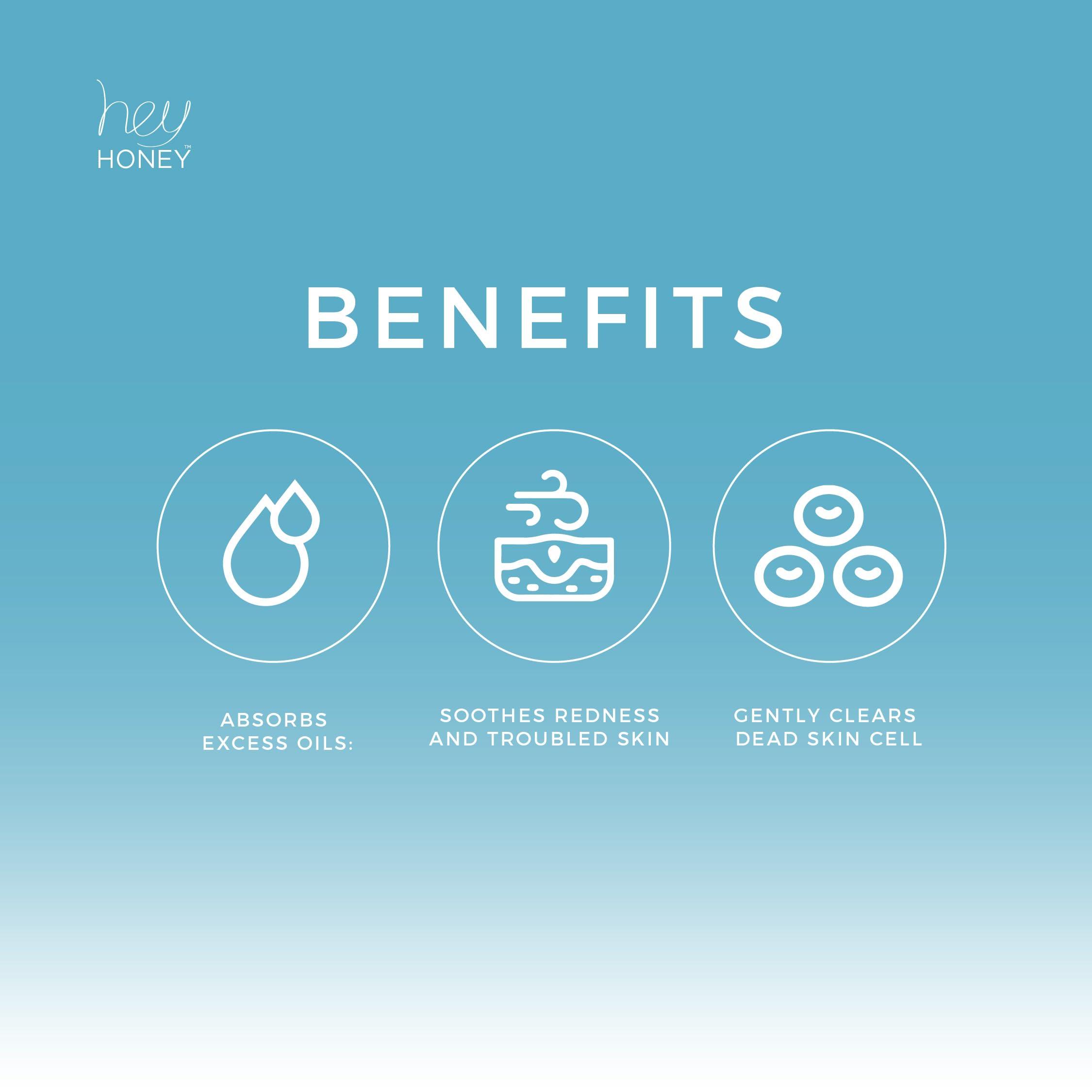 Hey Honey Hey Honey Skincare Be Clear - Acne Spot Treatment Overnight, Pimple Drying Lotion, Use Over Zits Whitehead & Blemishes 1 OZ