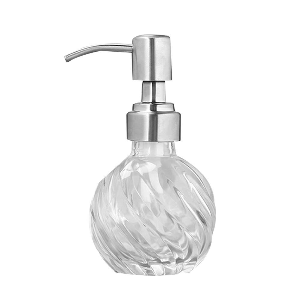 Hemoton Hemoton Glass Pump Bottle refillable Pump Bottle Glass Dispenser Travel Pump Bottle Travel Shampoo Bottles refillable Shampoo Bottles Glass Bottles Empty Pump Bottles handwashing Fluid