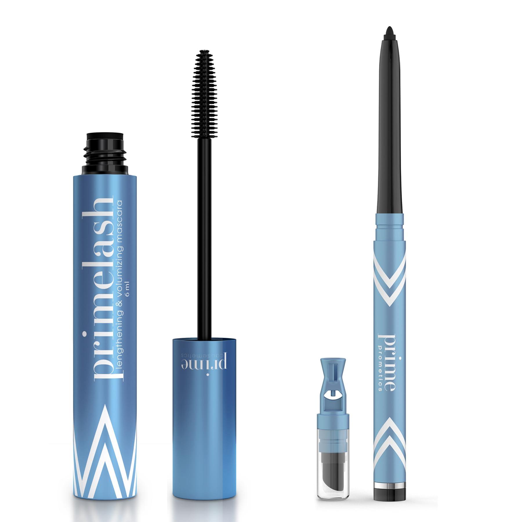 PRIME PROMETICS Prime Prometics PrimeLash Mascara (Black) & PrimeEyes Glide Eyeliner (Black) Bundle