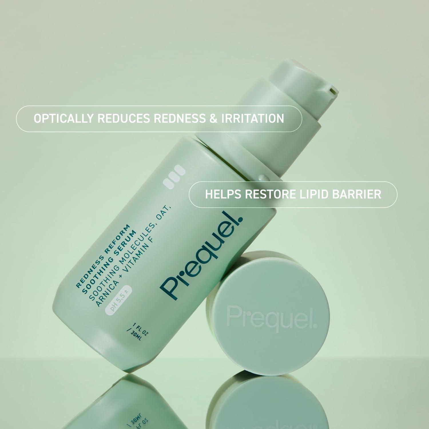 Prequel Prequel Skin - Redness Reform Soothing Serum - Reduce Skin Irritation - Soothing Molecules, Arnica, Oat, Vitamin F Serum - 1 Fl Oz