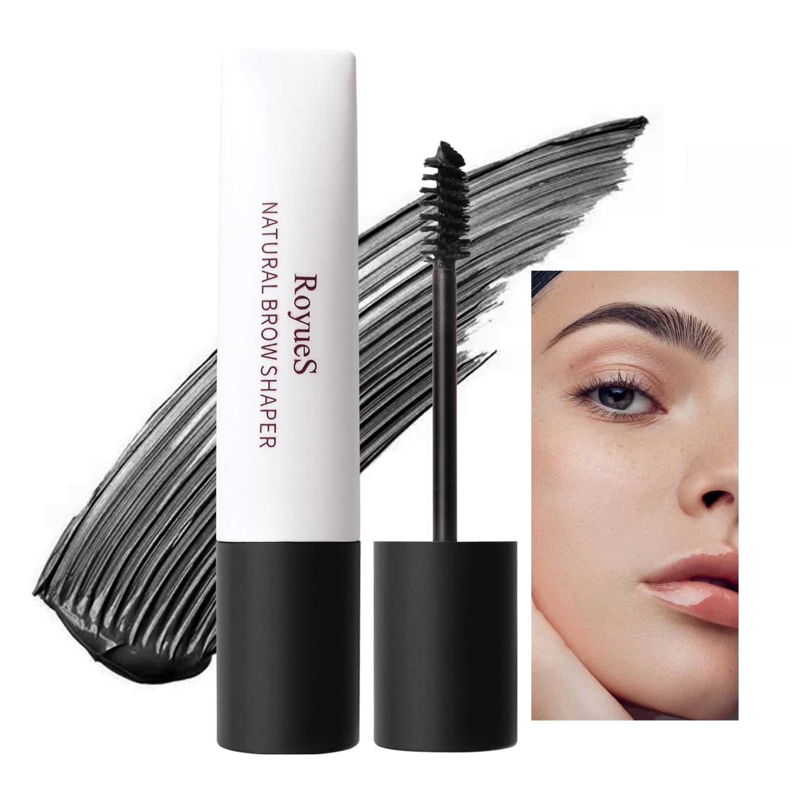 AKARY AKARY Eyebrow Gel Waterproof Grey Tinted Eyebrow Mascara, Natural Thickening Brow Shaper Instant Wild Eyebrow Shaping Makeup Gel, Long Lasting Volumizing Quickly Fixing Eyebrow Makeup, 03 Natural Grey