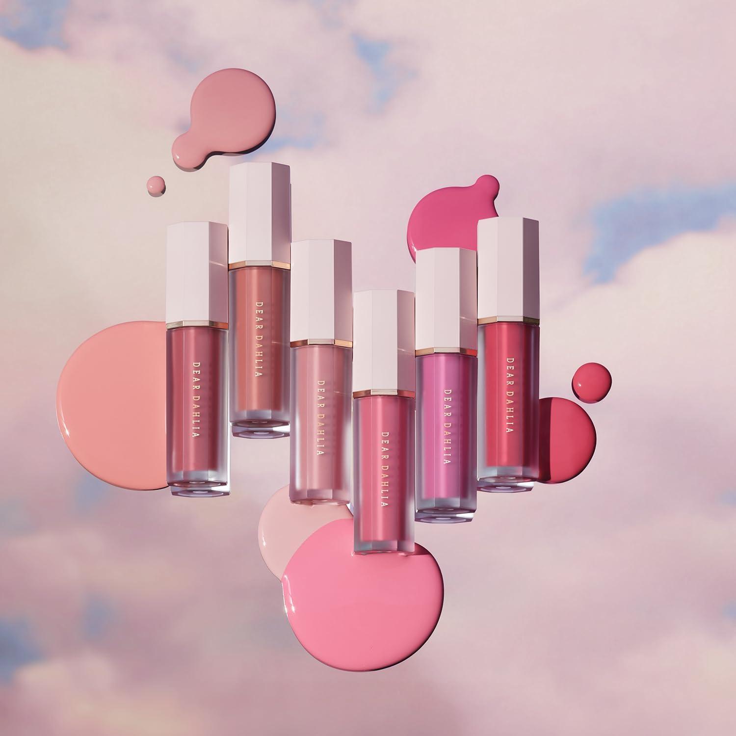 DEARDAHLIA DEAR DAHLIA Petal Drop Liquid Blush BARELY Liquid Blush for Cheeks, Blush Liquid Makeup, Rare Beauty, Natural Long Lasting Face Blush Cream Makeup, Skin Tint Blush, 4g (TAFFY, 4g)