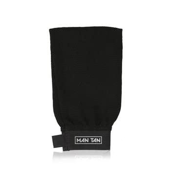 Man Tan MAN TAN Sunless Tanner Exfoliator Mitt | AMINOTAN Best Clear Self Tan Mousse For Men Works With Hair + Sweat Proof