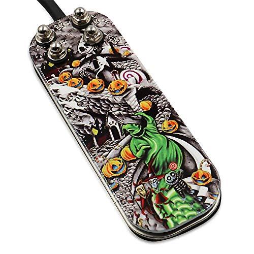 Autdor Autdor Tattoo Foot Pedal - Premium Tattoo Pedal Stainless Steel Tattoo Foot Pedal Switch with 5.9Ft Silicon Soft Wire Power Cord for Tattooing, Tattoo Machine Power Supply, Tattoo Supplies, Tattoo Kit