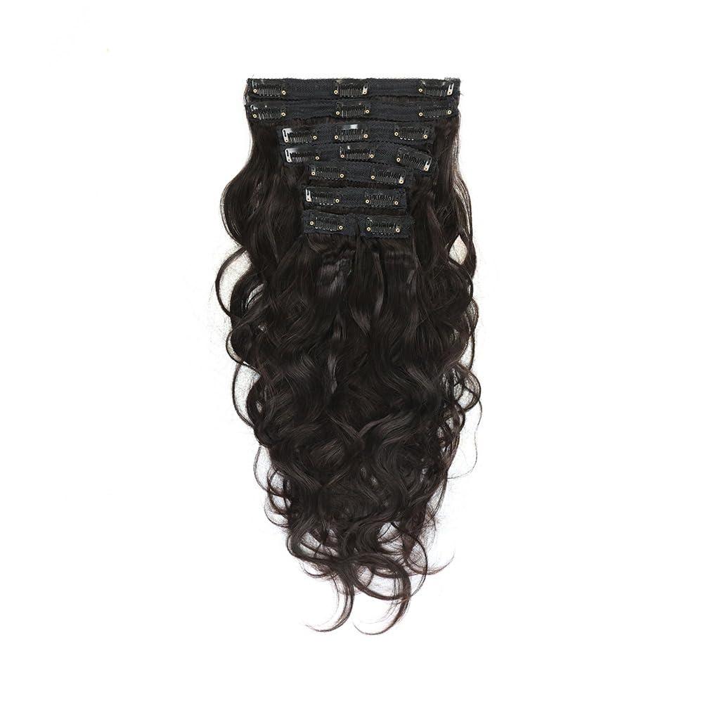 Generic Vietnamese Raw Grade Human Hair Clip Ins 18\"-30\" Body Wave (28 Inches)