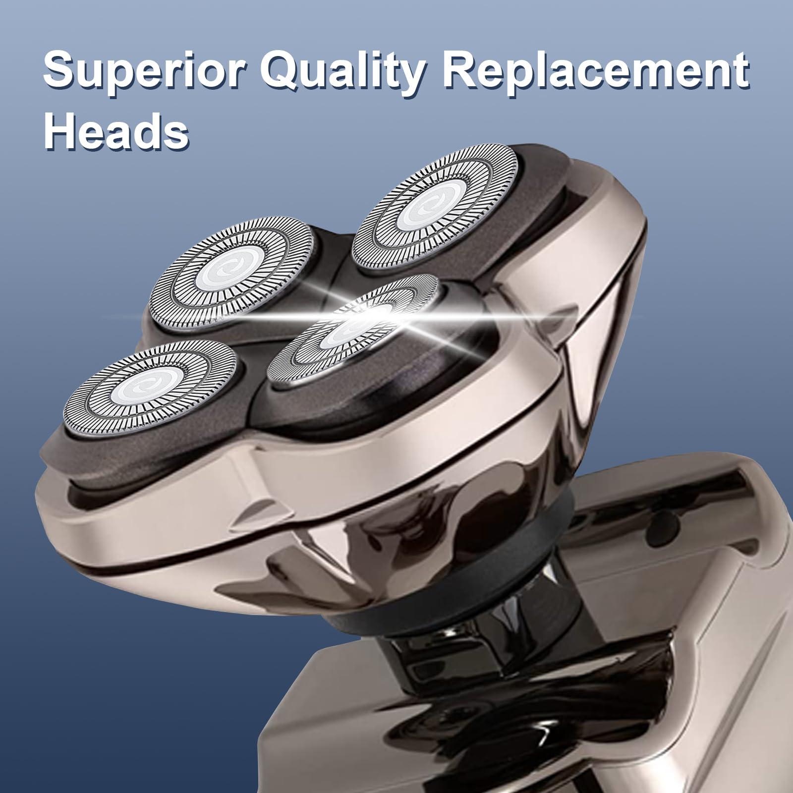 YAZIYIR 12Pcs Shaver Replacement Blades, Compatible with Skull Pitbull Shaver Gold/Silver/Platinum PRO, Super Close Shaving Heads.