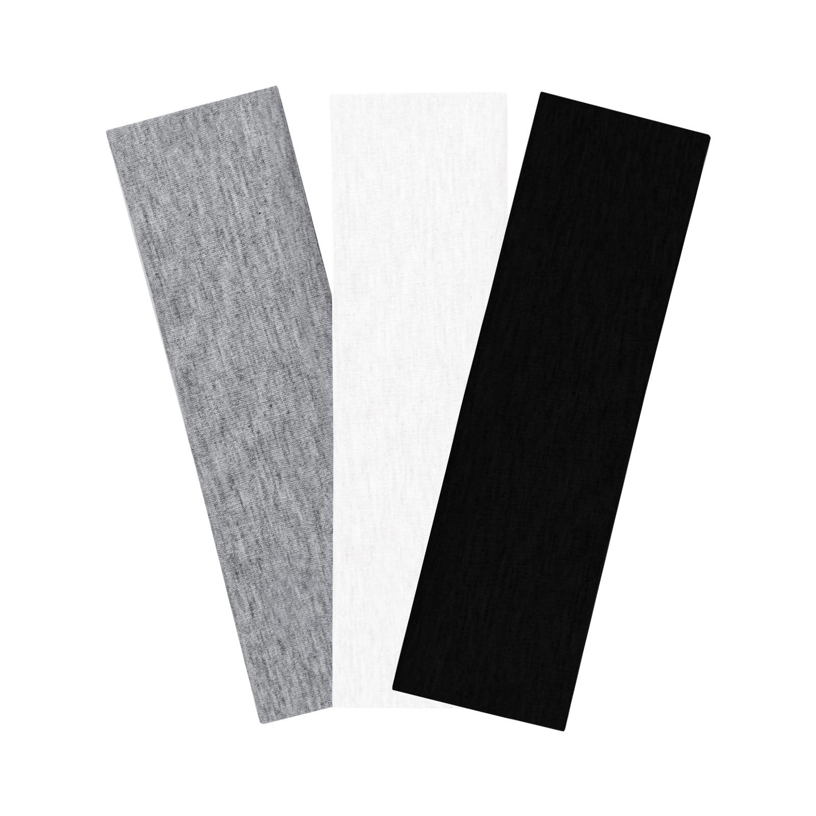 Fecawd Fecawd 3PCS Headbands for Women Non Slip Elastic Sweat Hairbands Fashion Sports Hair Bands Soft Cloth Fabric Stretchy Headband for Workout Yoga Running